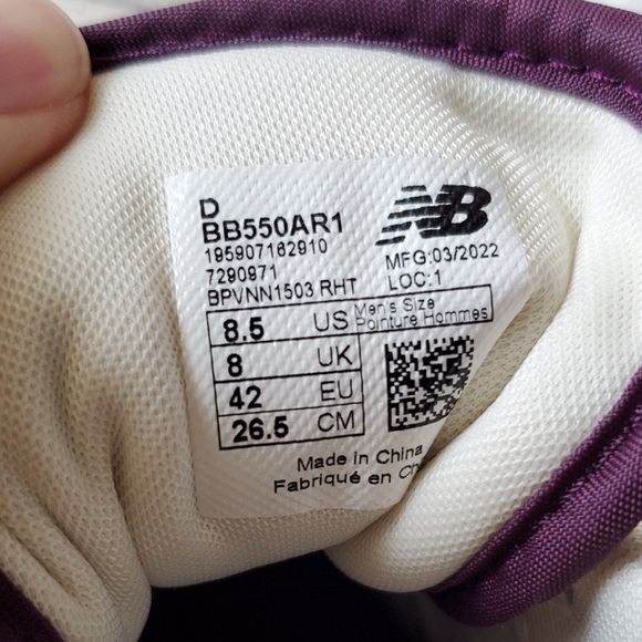 New Balance x Aime Leon Dore ALD 550
- Purple - M8.5/W10 - Picture 3 of 4